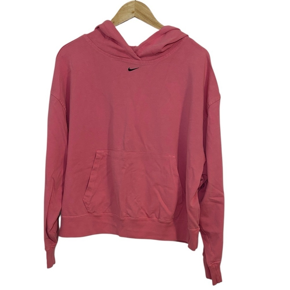 Nike Pullover Pink Hoodie, cotton, Large - Picture 1 of 8